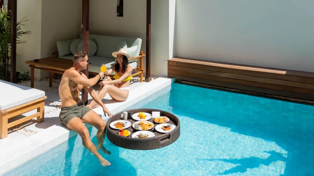 Floating Breakfast in Your Private Pool